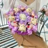 Букет из игрушек и конфет raffaello