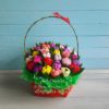 корзинка из конфет крокусы